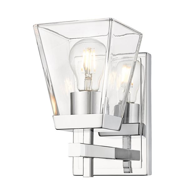 Z-Lite Chrome Lauren 1-Light Wall Sconce