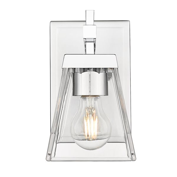 Z-Lite Chrome Lauren 1-Light Wall Sconce