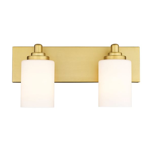 Z-Lite Brushed Gold Soledad 2-Light Vanity