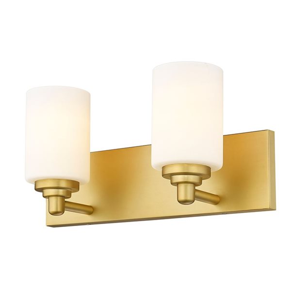 Z-Lite Brushed Gold Soledad 2-Light Vanity