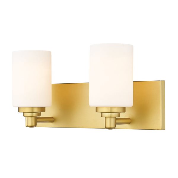 Z-Lite Brushed Gold Soledad 2-Light Vanity