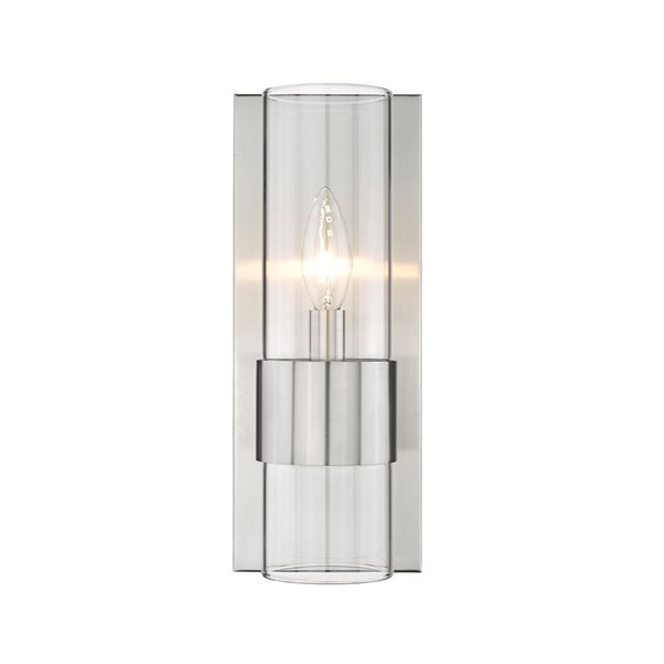 Z-Lite Brushed Nickel Lawson 1-Light Wall Sconce