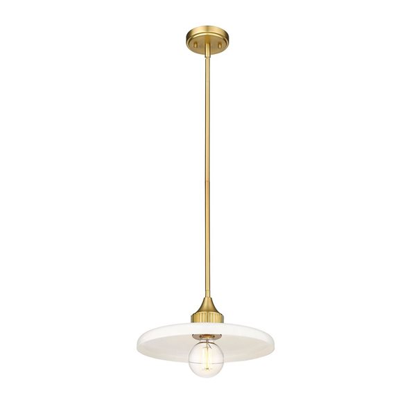 Z-Lite Olde Brass Paloma 1-Light Pendant