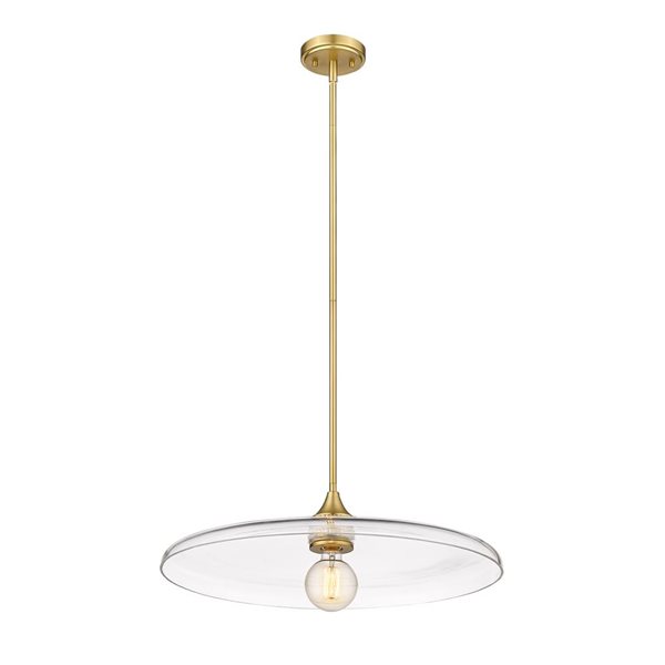 Z-Lite Olde Brass Paloma 1-Light Pendant