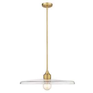 Z-Lite Olde Brass Paloma 1-Light Pendant