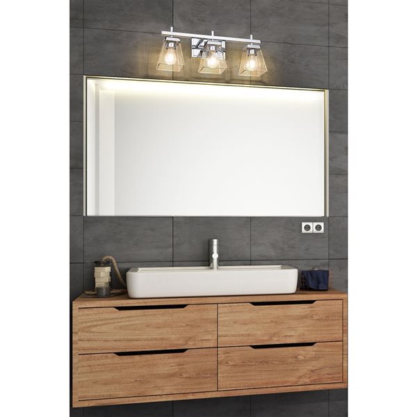 Z-Lite Chrome Lauren 3-Light Vanity