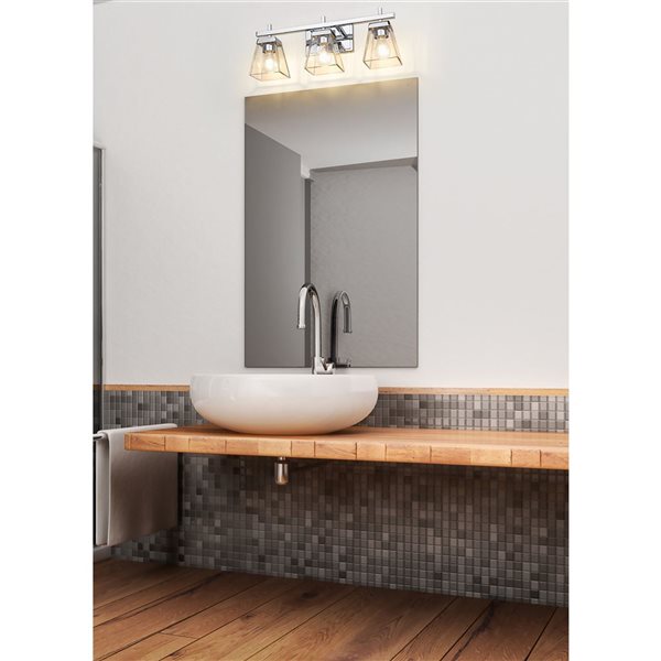 Z-Lite Chrome Lauren 3-Light Vanity