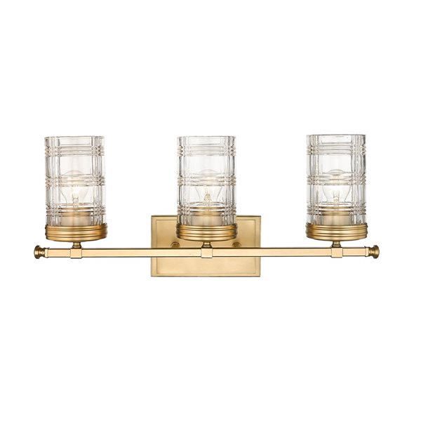 Z-Lite Heirloom Gold Archer 3-Light Vanity