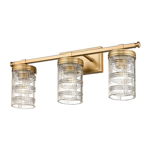 Z-Lite Heirloom Gold Archer 3-Light Vanity