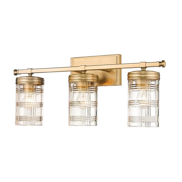 Z-Lite Heirloom Gold Archer 3-Light Vanity