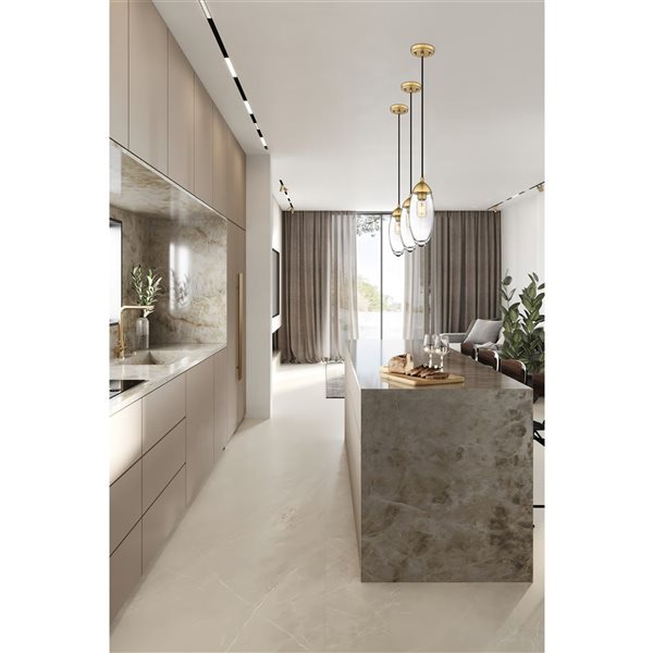 Z-Lite Rubbed Brass Arden 1-Light Pendant