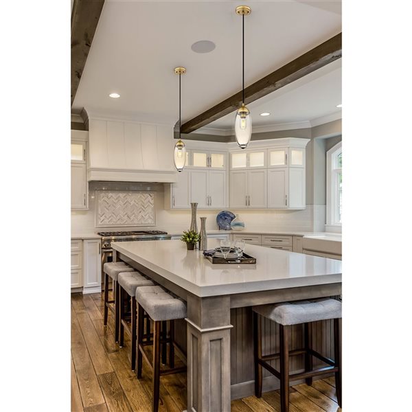 Z-Lite Rubbed Brass Arden 1-Light Pendant