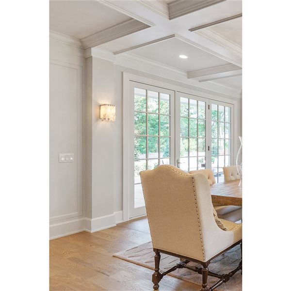 Z-Lite Polished Nickel Viviana 2-Light Wall Sconce