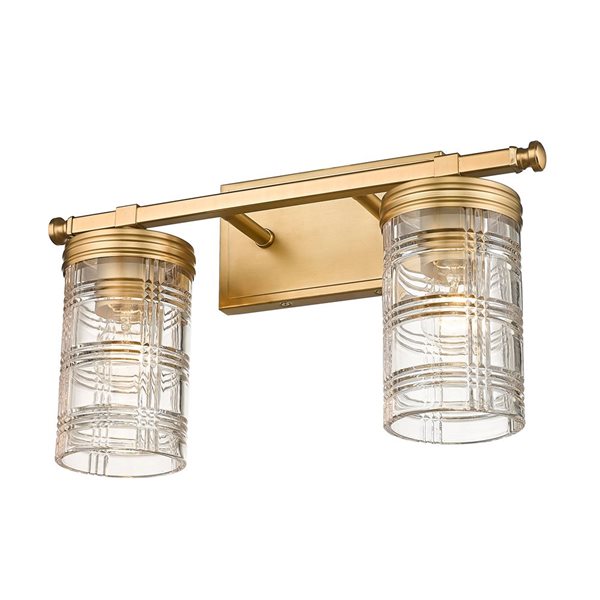 Z-Lite Heirloom Gold Archer 2-Light Vanity