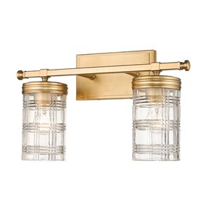 Z-Lite Heirloom Gold Archer 2-Light Vanity