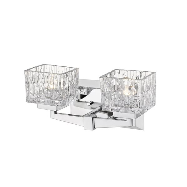 Z-Lite Chrome Rubicon 2-Light Vanity