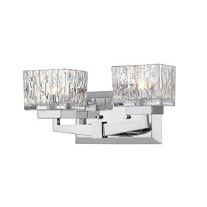 Z-Lite Chrome Rubicon 2-Light Vanity