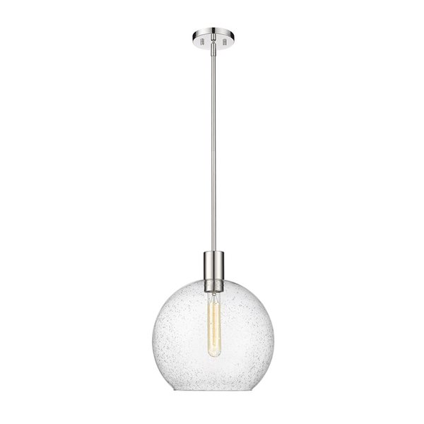 Z-Lite Polished Nickel Margo 1-Light Pendant