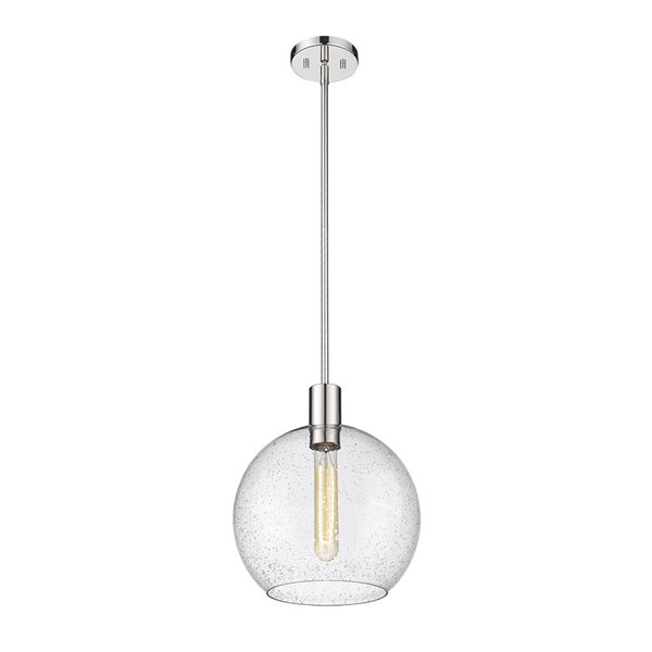 Z-Lite Polished Nickel Margo 1-Light Pendant