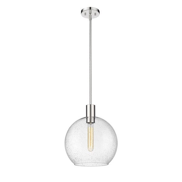 Z-Lite Polished Nickel Margo 1-Light Pendant