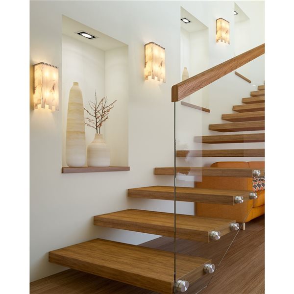 Z-Lite Polished Nickel Viviana 4-Light Wall Sconce