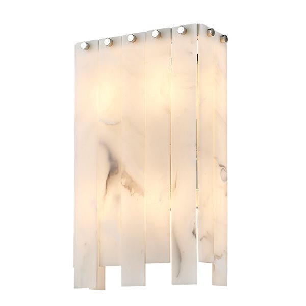 Z-Lite Polished Nickel Viviana 4-Light Wall Sconce