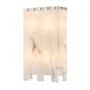 Z-Lite Polished Nickel Viviana 4-Light Wall Sconce