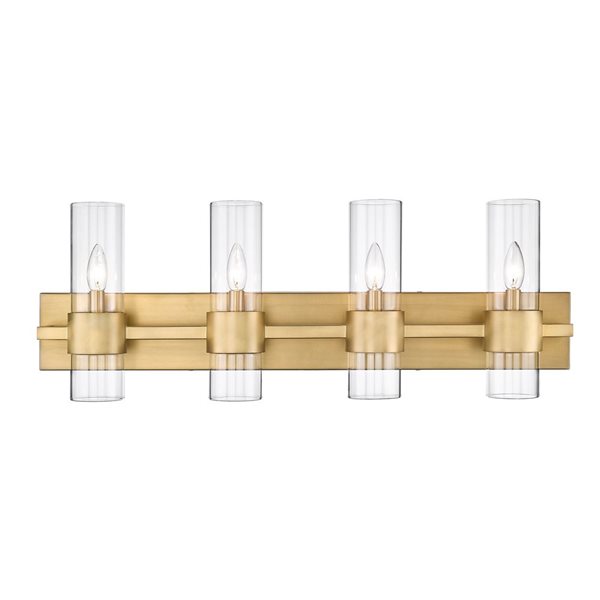 Z-Lite Rubbed Brass Lawson 4-Light Vanity