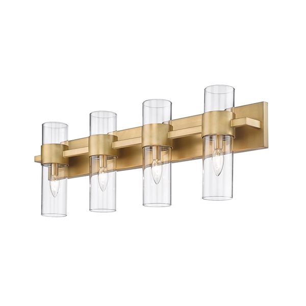 Z-Lite Rubbed Brass Lawson 4-Light Vanity