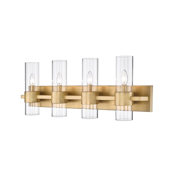 Z-Lite Rubbed Brass Lawson 4-Light Vanity