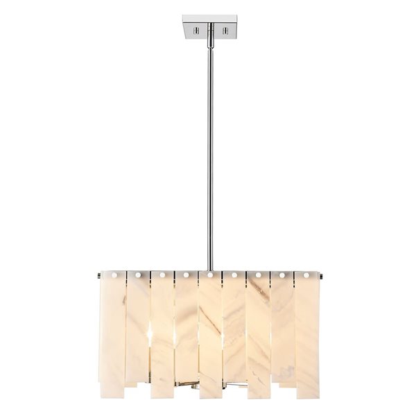 Z-Lite Polished Nickel Viviana 4-Light Pendant