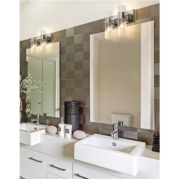 Z-Lite Polished Nickel Lawson 2-Light Vanity