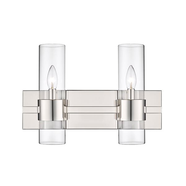 Z-Lite Polished Nickel Lawson 2-Light Vanity