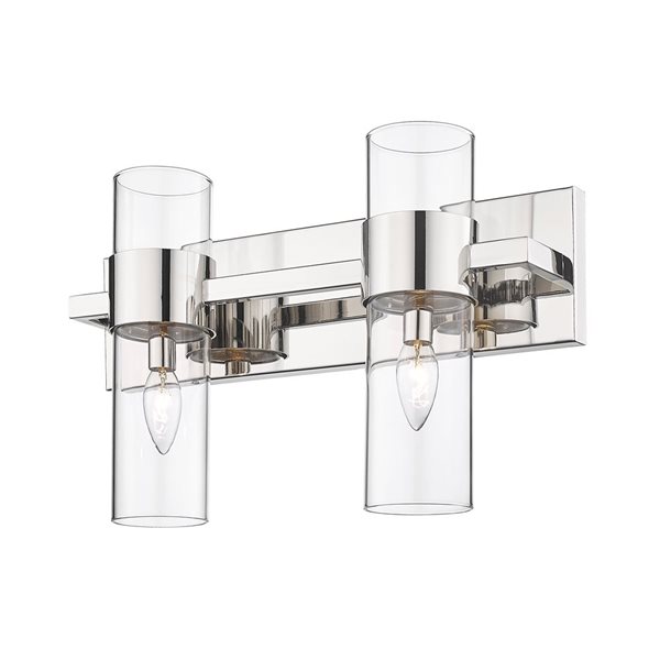 Z-Lite Polished Nickel Lawson 2-Light Vanity