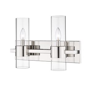 Z-Lite Polished Nickel Lawson 2-Light Vanity