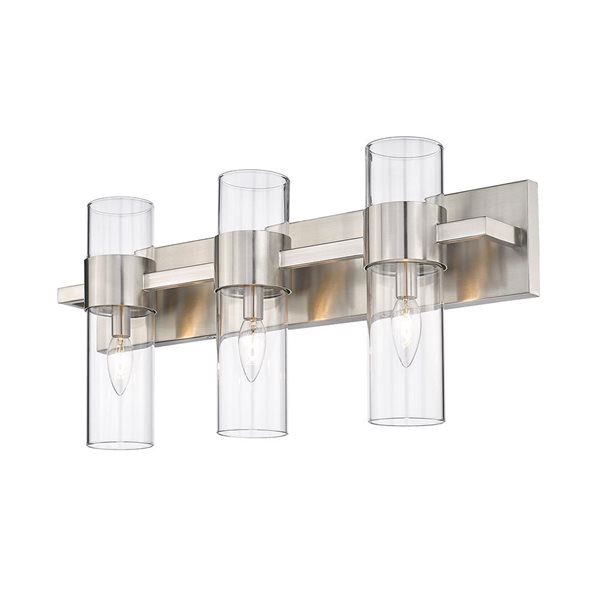 Z-Lite Brushed Nickel Lawson 3-Light Vanity