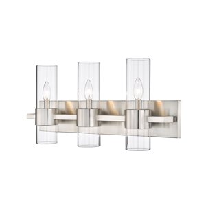 Z-Lite Brushed Nickel Lawson 3-Light Vanity