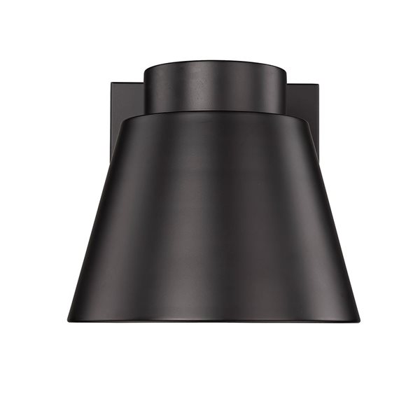 Z-Lite Oil Rubbed Bronze 12-in Asher 1-Light Outdoor Wall Sconce