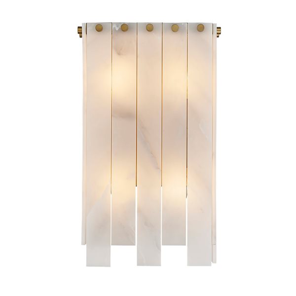 Z-Lite Rubbed Brass Viviana 4-Light Wall Sconce