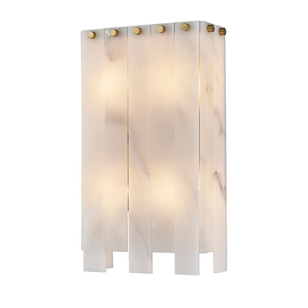 Z-Lite Rubbed Brass Viviana 4-Light Wall Sconce