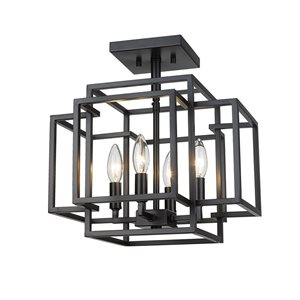 Z-Lite Modern/contemporary Titania Semi Flush Mount