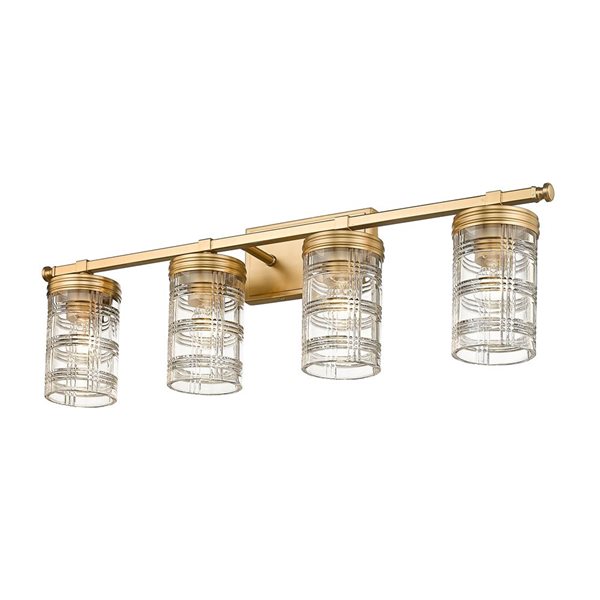 Z-Lite Heirloom Gold Archer 4-Light Vanity