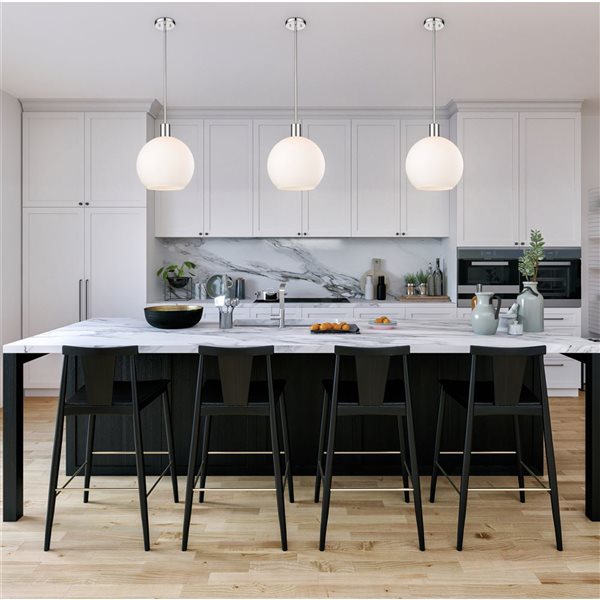 Z-Lite Polished Nickel Margo 1-Light Pendant