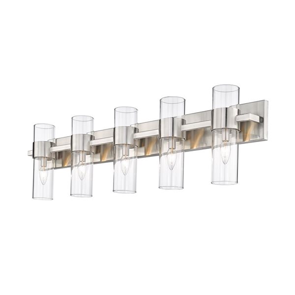 Z-Lite Brushed Nickel Lawson 5-Light Vanity