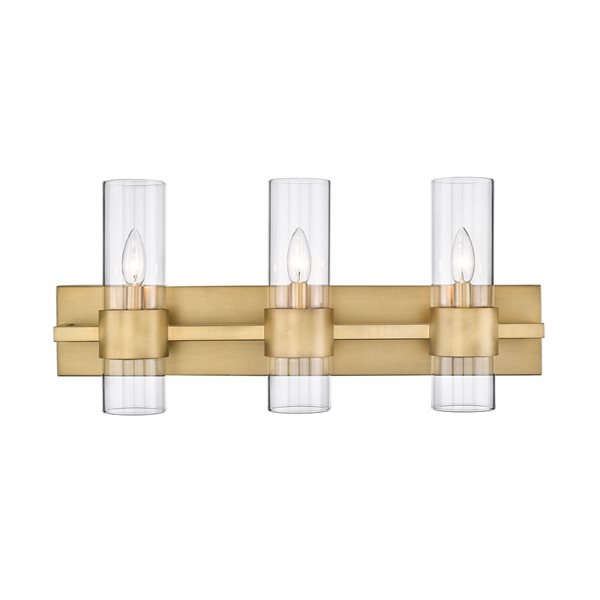 Z-Lite Rubbed Brass Lawson 3-Light Vanity