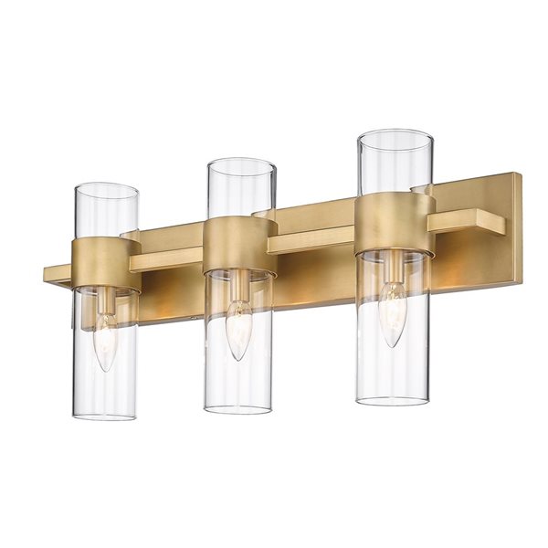 Z-Lite Rubbed Brass Lawson 3-Light Vanity