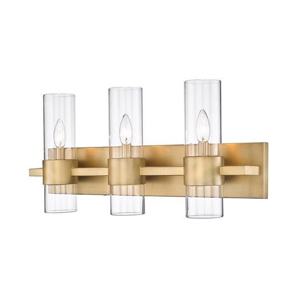 Z-Lite Rubbed Brass Lawson 3-Light Vanity