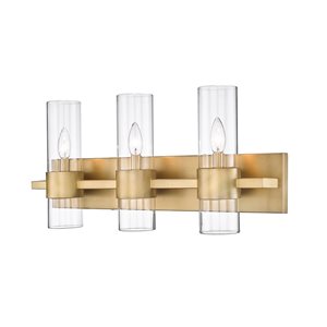 Z-Lite Rubbed Brass Lawson 3-Light Vanity