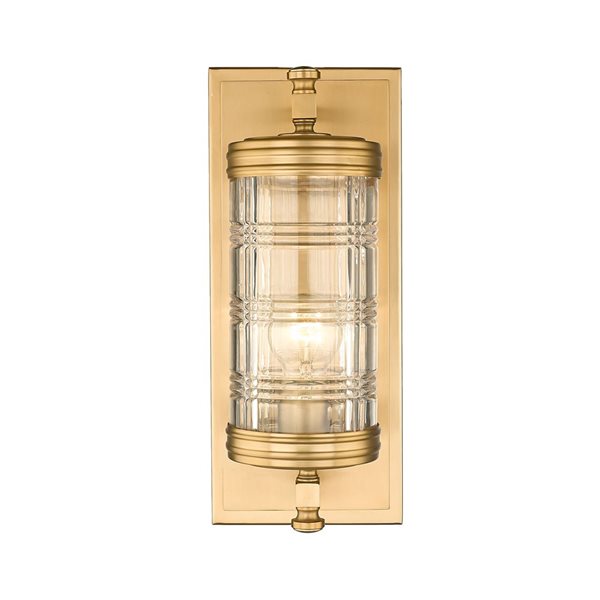 Z-Lite Heirloom Gold Archer 1-Light Wall Sconce