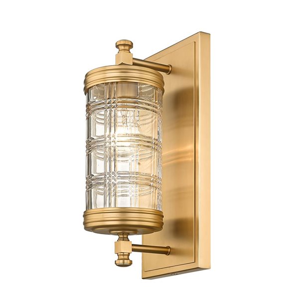 Z-Lite Heirloom Gold Archer 1-Light Wall Sconce